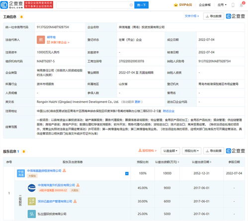 中信海直在青島投資成立禮儀服務(wù)公司，注冊資本達1億元